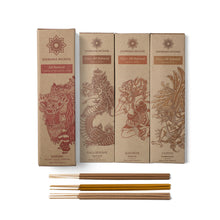Load image into Gallery viewer, Jembrana Incense - Mix Set of Agarwood, Frankincense and Turmeric, Natural Handmade Incense Stick - Total 120 sticks
