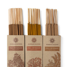 Load image into Gallery viewer, Jembrana Incense - Mix Set of Agarwood, Frankincense and Turmeric, Natural Handmade Incense Stick - Total 120 sticks
