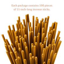 Load image into Gallery viewer, Jembrana Incense - Turmeric, Natural Handmade Incense Stick - 100 sticks
